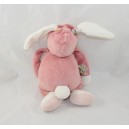 Doudou musikalische Kaninchen MOULIN ROTY Heidelbeere - Kapuziner rosa Kapuze 26 cm