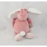 Doudou musikalische Kaninchen MOULIN ROTY Heidelbeere - Kapuziner rosa Kapuze 26 cm