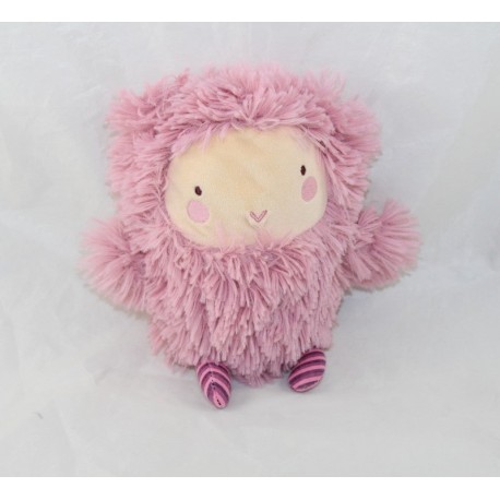 Peluche Nanna WISHKINS Marks & Spencer rose poilu 18 cm