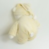 Peluche ours GIPSY Baby bear beige clair bonnet 30 cm