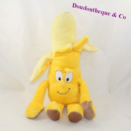 Peluche banane GOODNESS GANG jaune 36 cm