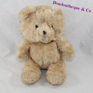Historia de oso de peluche de abrazos de oso blanco marfil HO2533 Floraj 21 cm