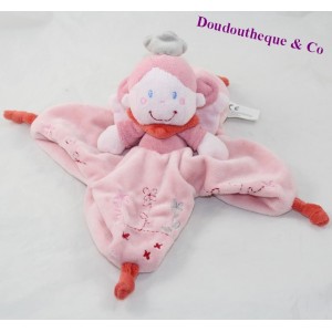 Hada de peluche plana NICOTOY estrella rosa alas de ángel 26 cm