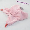 Doudou flache Fee NICOTOY rosa Stern Engel Flügel 26 cm