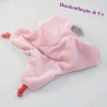 Doudou flat fairy NICOTOY pink star angel wings 26 cm