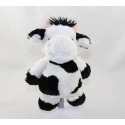 Peluche vache LASCAR noir et blanc doudou 21 cm