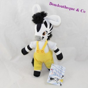 Zebra towel Zou DUJARDIN animated series yellow overalls 21 cm