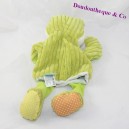 Doudou Puppe Frosch BABY NAT' Die gerippten grünen doubambins 34 cm