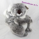 Mamá koala y su bebé WWF pelos largos grises 28 cm