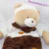 Gama de pijamas para la piel oso BABY NAT' marrón 47 cm
