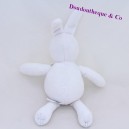 Coniglietto DMC bianco con stella ricamata 29 cm