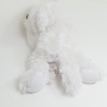 Peluche chien GIPSY couché blanc 30 cm