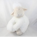 Peluche mouton BUT blanc beige bras scratch 36 cm
