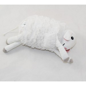 IKEA Leka lamb white velvet cloth musical toss 20 cm