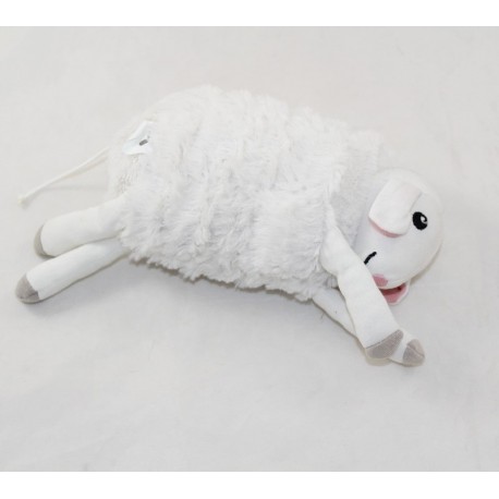 IKEA Leka Lamm weiß samt Tuch musikalische wirft 20 cm IKEA Leka Lamm weiß samt Tuch musikalische wirft 20 cm