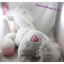 Gran felpa unicornio XL GIPSY blanco gigante rosa 80 cm