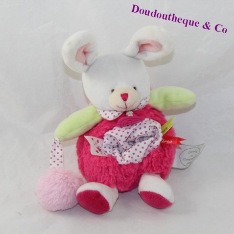 Doudou rabbit nightlight DOUDOU AND LOVEly COMPAgny strawberry 21 cm