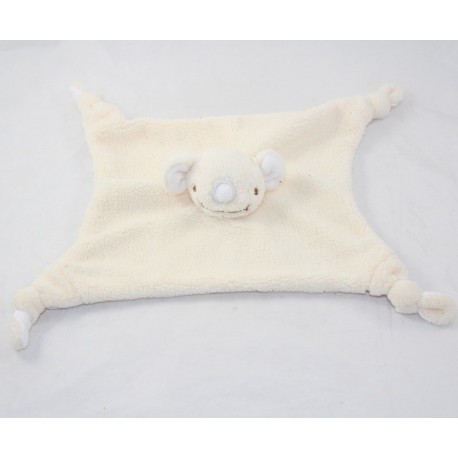 Doudou flach koala BABOU Mähe gelb 4 Knoten 28 cm Doudou flach koala BABOU Mähe gelb 4 Knoten 28 cm