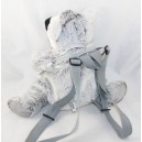 Silvery koala sandy white grey backpack 35 cm
