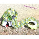 Large plush snake XXL giant green 145 cm