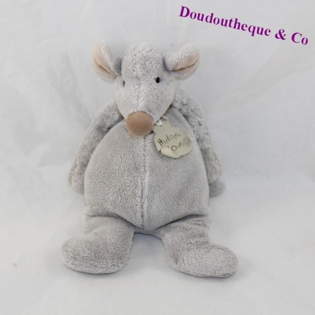 Doudou Maus BÄR GESCHICHTE Behaarung graue Kugel 22 cm Doudou Maus BÄR GESCHICHTE Behaarung graue Kugel 22 cm