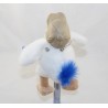 Pájaro dodo WALLY PLUSH JUGUETES Mauricio gorra beige azul cola 18 cm