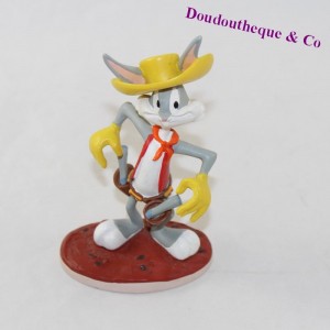 Figura Bugs Coniglio coniglio WARNER BROS Il Looney Tunes Cowboy statuetta in resina 13 cm