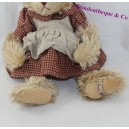 TeddyBär LOUISE MANSEN beige Kleid Schürze 26 cm