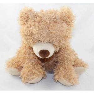 TeddyBär PRIMARK beige braun lockig 26 cm