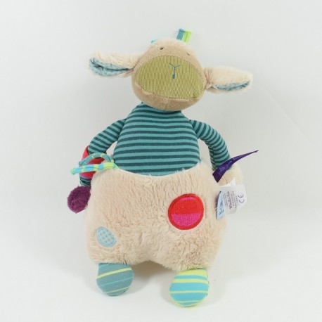 Ovejas musicales peluche MOULIN ROTY La bonita no hermosa 25 cm