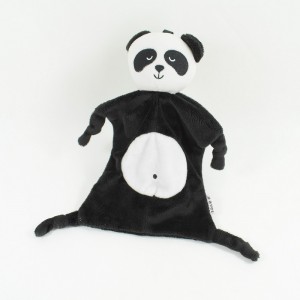 Doudou Panda Panda JJ VCE schwarz weiß 23 cm
