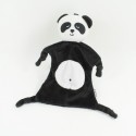 Doudou flat panda JJ VCE black white 23 cm