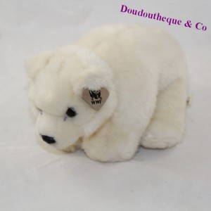 Cachorro de oso polar ANNA CLUB PLUSH BLANCO WWF 22 cm