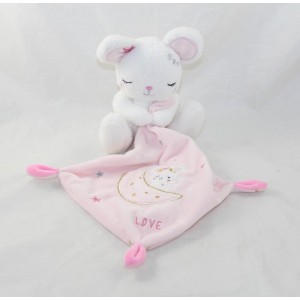 Doudou fazzoletto topo SIMBA TOYS BENELUX rosa luna stella