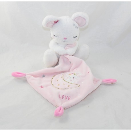 Doudou fazzoletto topo SIMBA TOYS BENELUX rosa luna stella