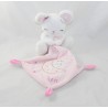 Doudou handkerchief mouse SIMBA TOYS BENELUX pink white moon star