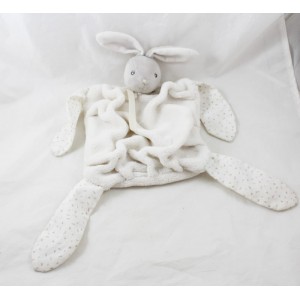 Doudou coniglio piatto KALOO piuma bianca Soft -soft creations