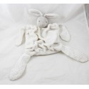 Doudou conejo plano KALOO pluma blanca Suave -soft creaciones