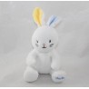 DODIE white rabbit yellow blue soft 20 cm