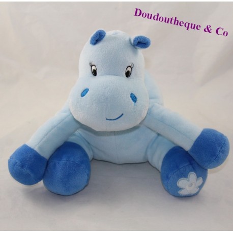 Hippo cachorro ARTHUR Y LOLA campana de flor azul 21 cm