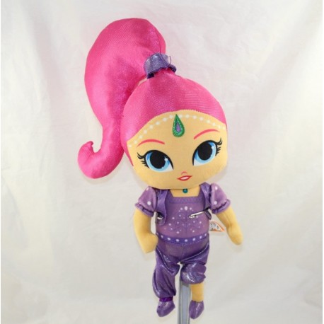 Poupée peluche génie Shimmer NICKELODEON Play by play Shimmer et Shine 40 cm