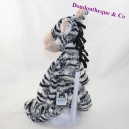 Plüsch Zebra JELLYCAT weiß schwarz lange Haare 40 cm
