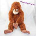 Gran felpa mono IKEA marrón pelos largos 62 cm