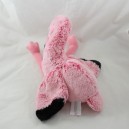 NICOTOY black pink flamingo towel long hair 36 cm