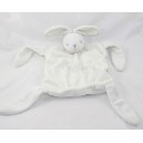 Doudou flat rabbit KALOO White pearl creme 24 cm