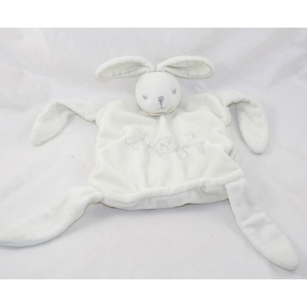 Doudou Kaloo Ours Blanc Perle Plat 