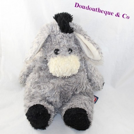 Bear donkey TRUDI grey black legs long hair 40 cm