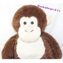 Gran peluche mono marrón pelos largos 70 cm