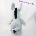 Donkey SANDY gray hair long black white 31 cm