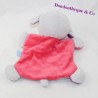Doudou oveja plana SUCRE D'ORGE luna rosa púrpura 22 cm